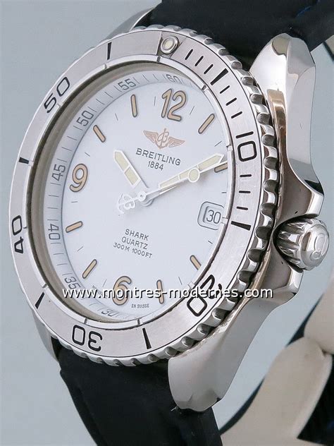 value of breitling shark a58605|Breitling Aeromarine Shark Quartz (A58605) Historical Charts.